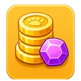 Gossip Harbor coins and gems icon